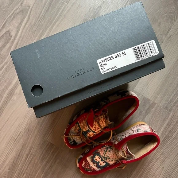Todd Snyder x Clarks Originals Wallabee Red Kaleidoscope Mens US9.5